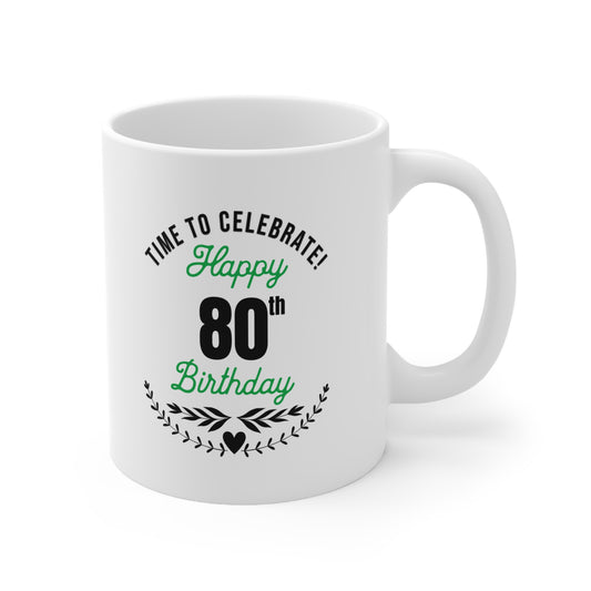 Happy 80th Birthday Mug