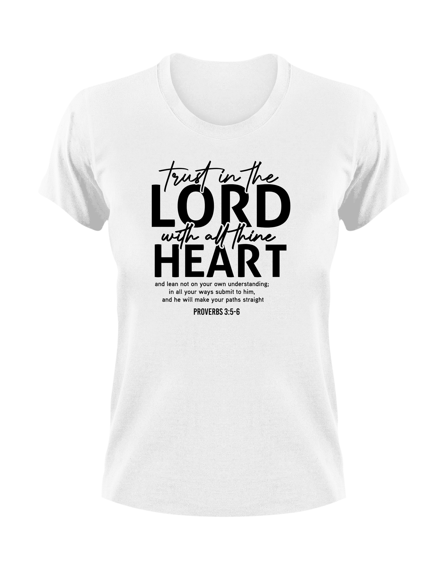 Trust In The Lord With Your Heart Proverbs 3:5-6