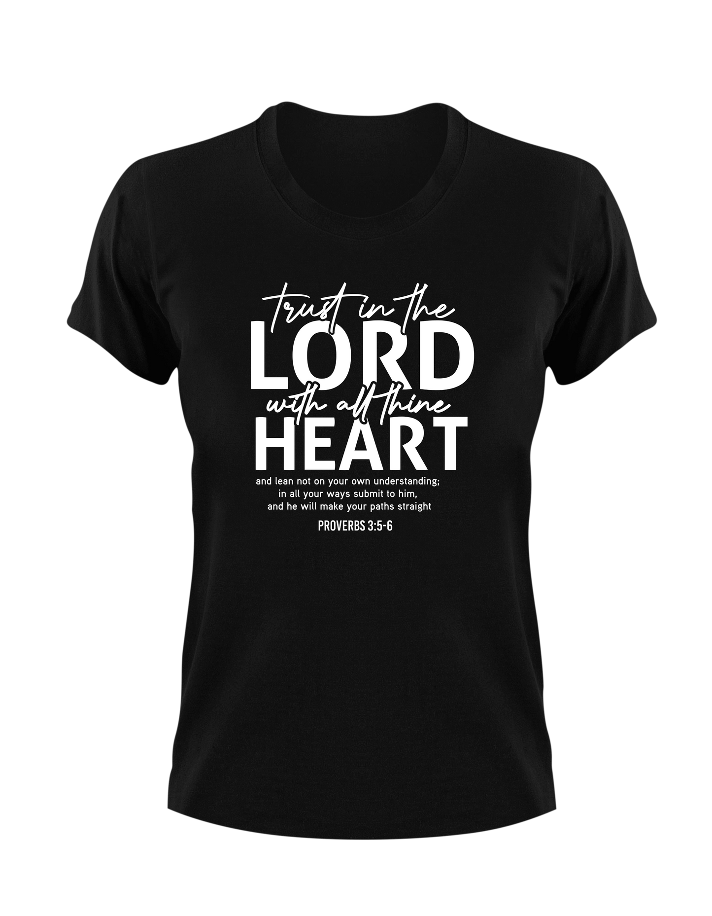 Trust In The Lord With Your Heart Proverbs 3:5-6