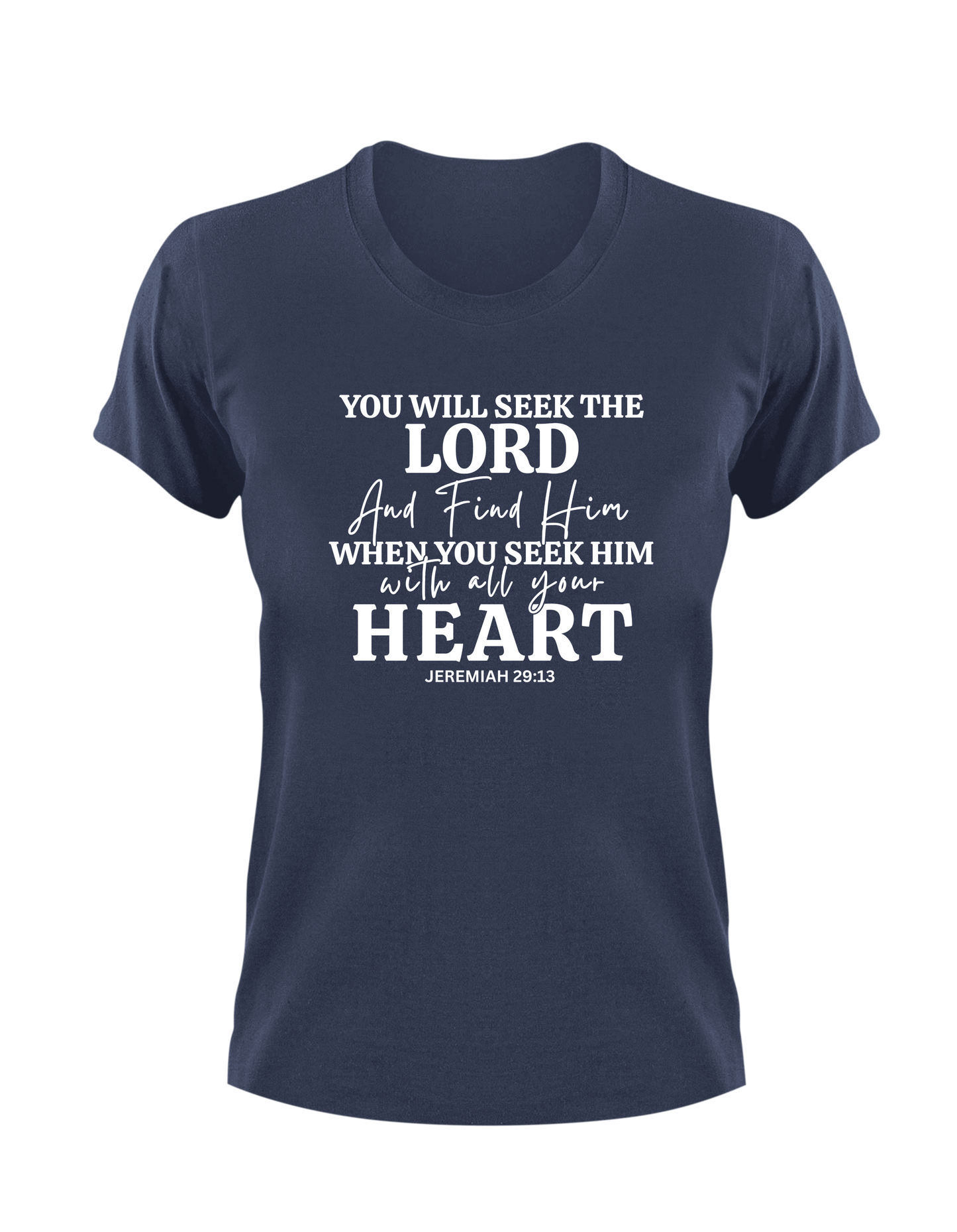 You Will Seek The Lord And Find Him When You Seek Him With All Your Heart Jeremiah 29:13