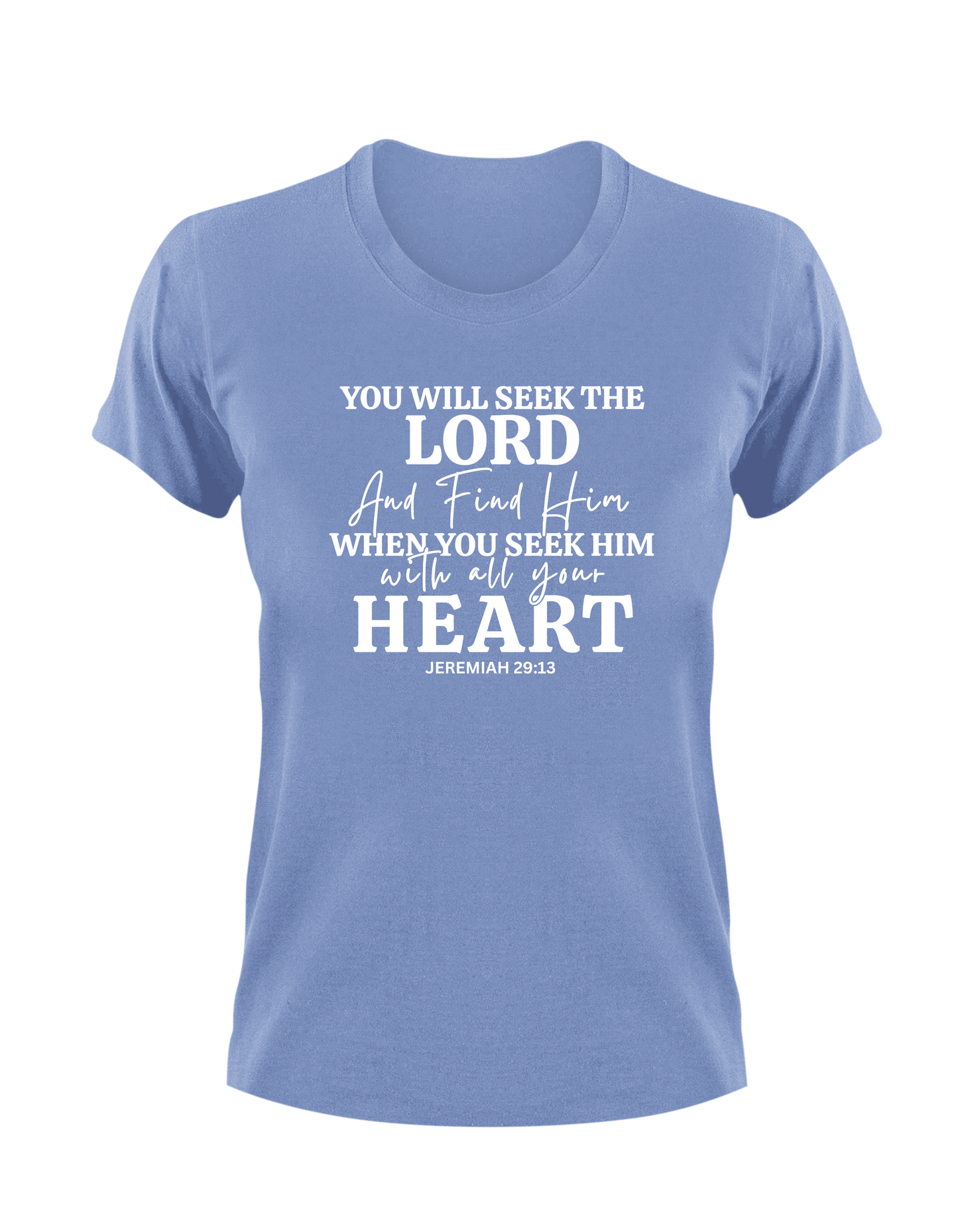 You Will Seek The Lord And Find Him When You Seek Him With All Your Heart Jeremiah 29:13