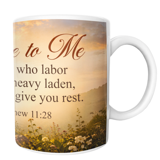 Come To Me All Who Labor and Heavy Laden Matthew 11:28