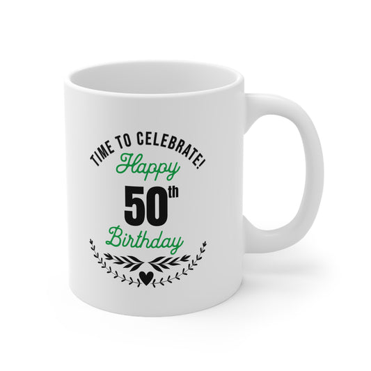 Happy 50th Birthday Mug