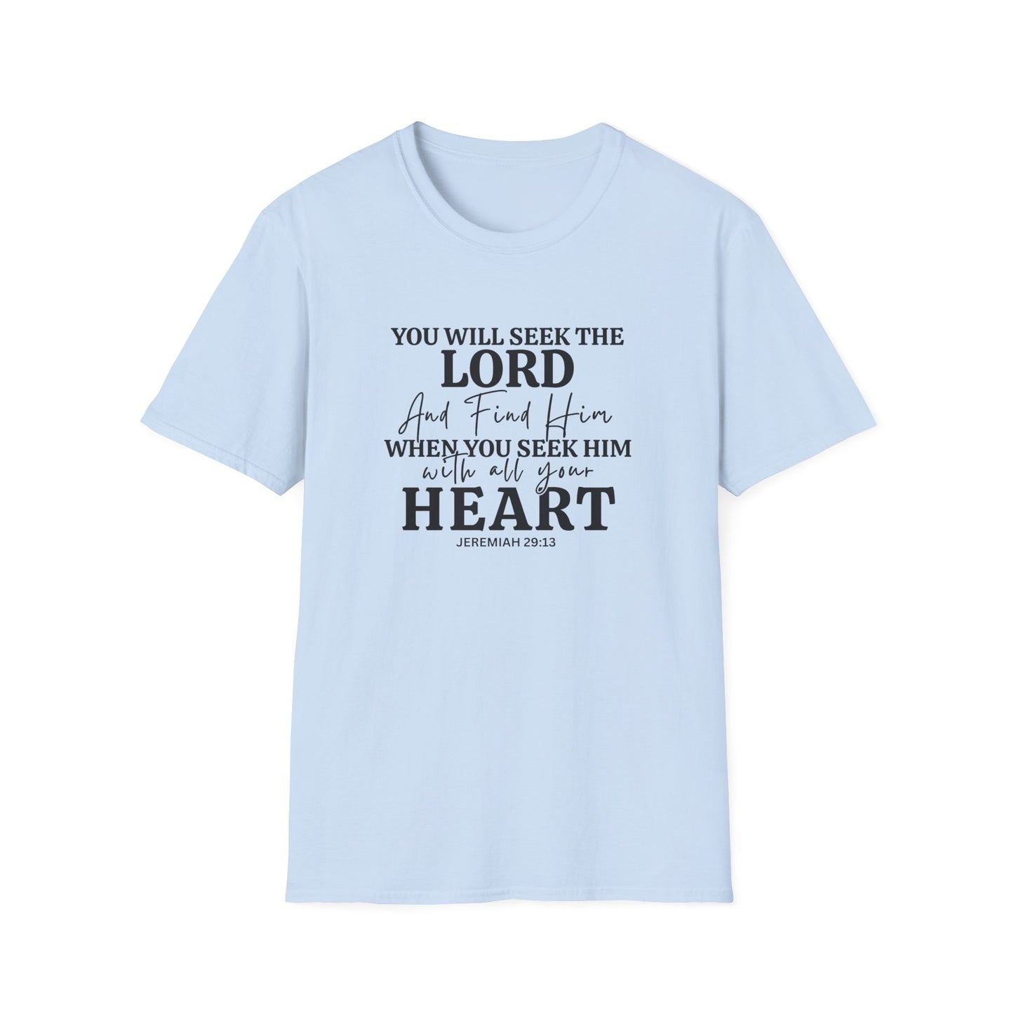 You Will Seek The Lord And Find Him When You Seek Him With All Your Heart Jeremiah  29:13
