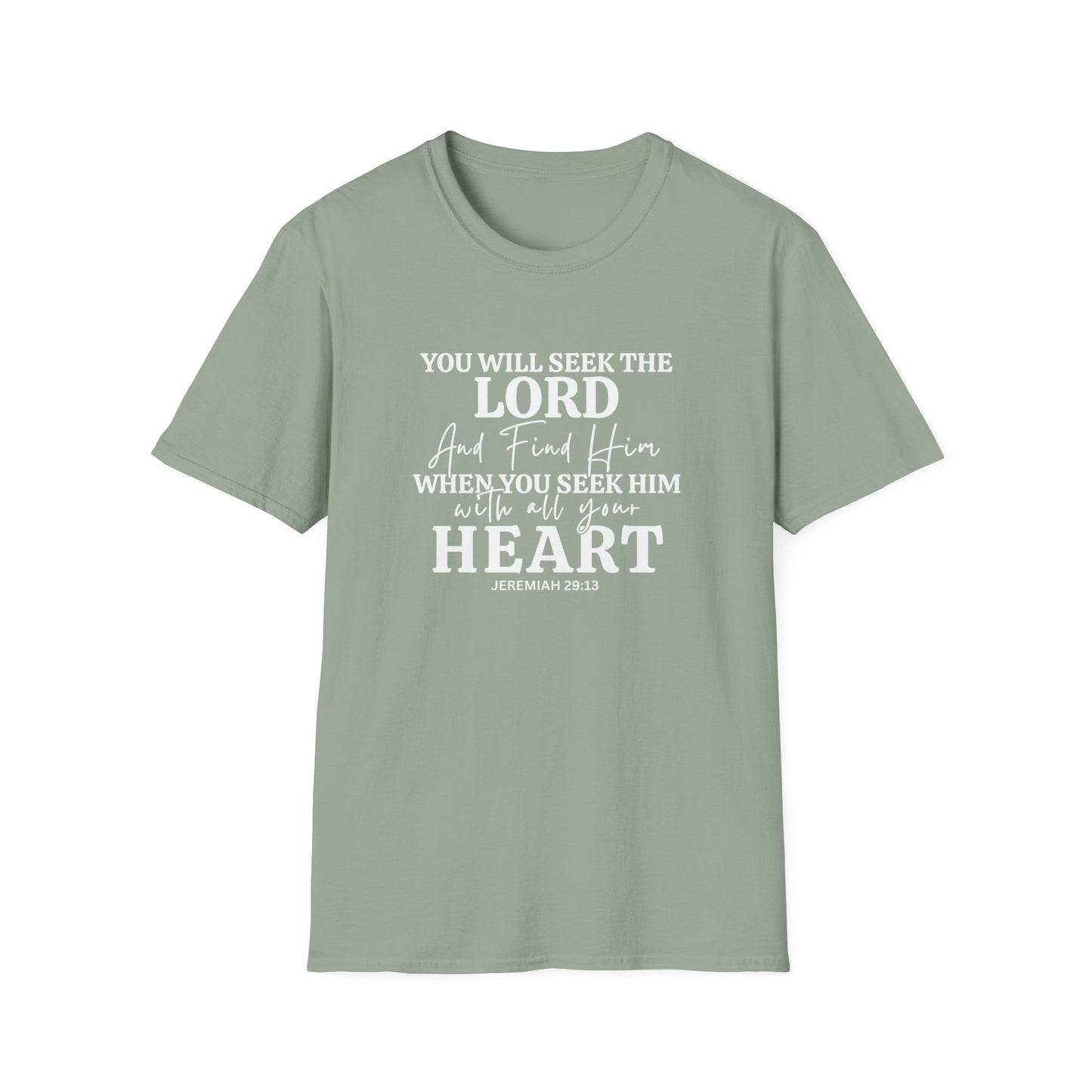 You Will Seek The Lord And Find Him When You Seek Him With All Your Heart Jeremiah  29:13