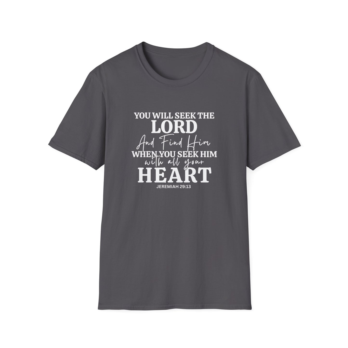 You Will Seek The Lord And Find Him When You Seek Him With All Your Heart Jeremiah  29:13