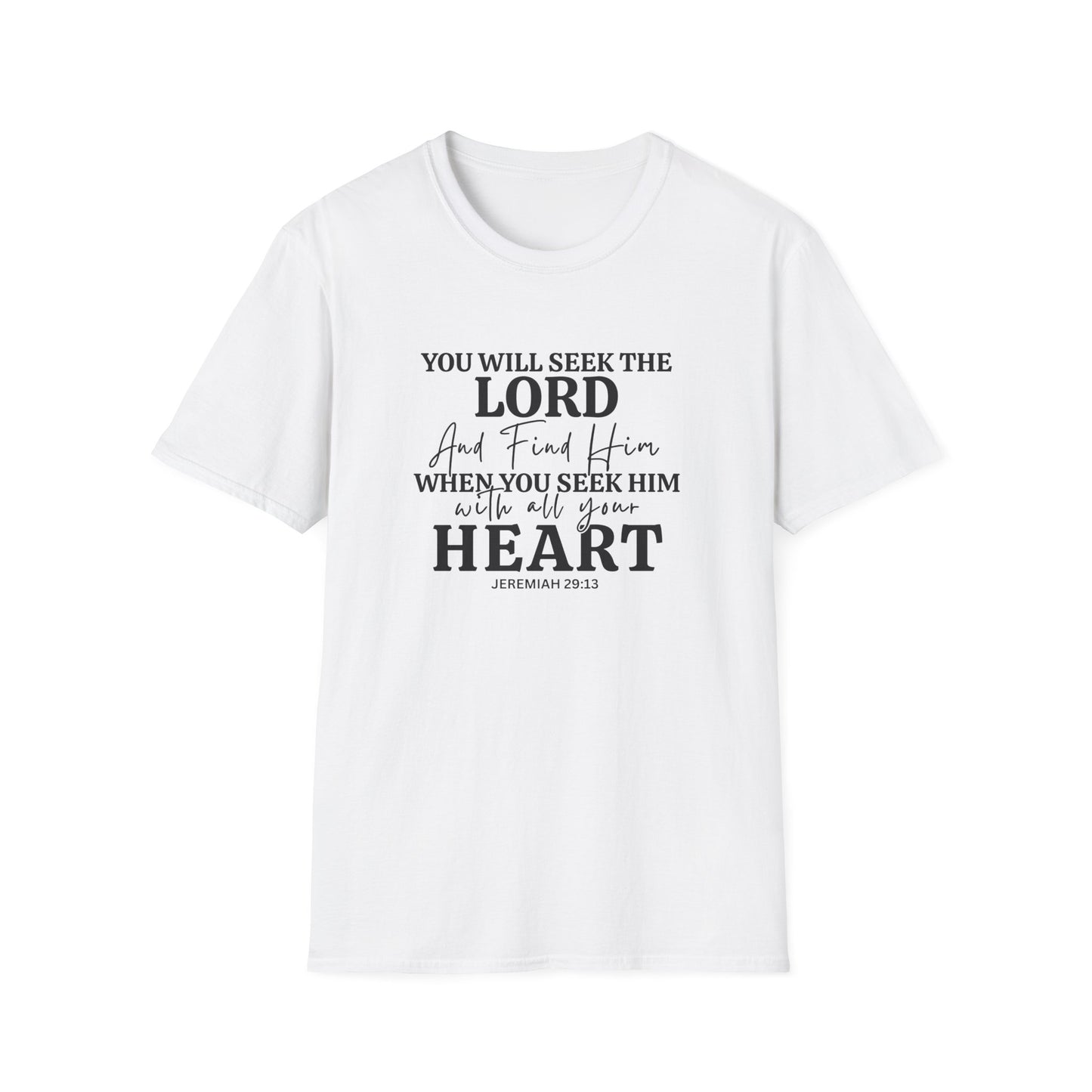 You Will Seek The Lord And Find Him When You Seek Him With All Your Heart Jeremiah  29:13