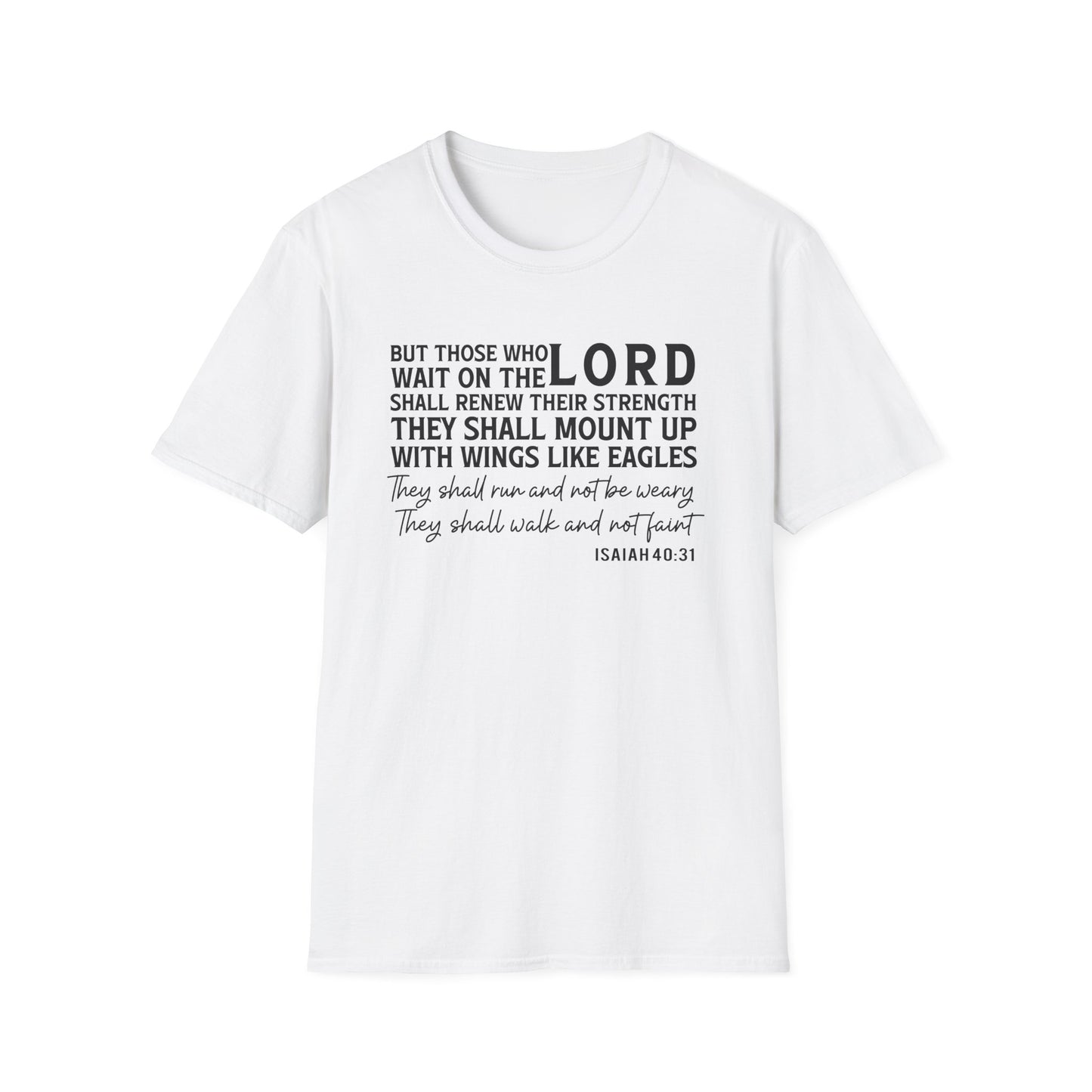 Those Who Wait On The Lord Shall Renew Their Strength Isaiah 40:31