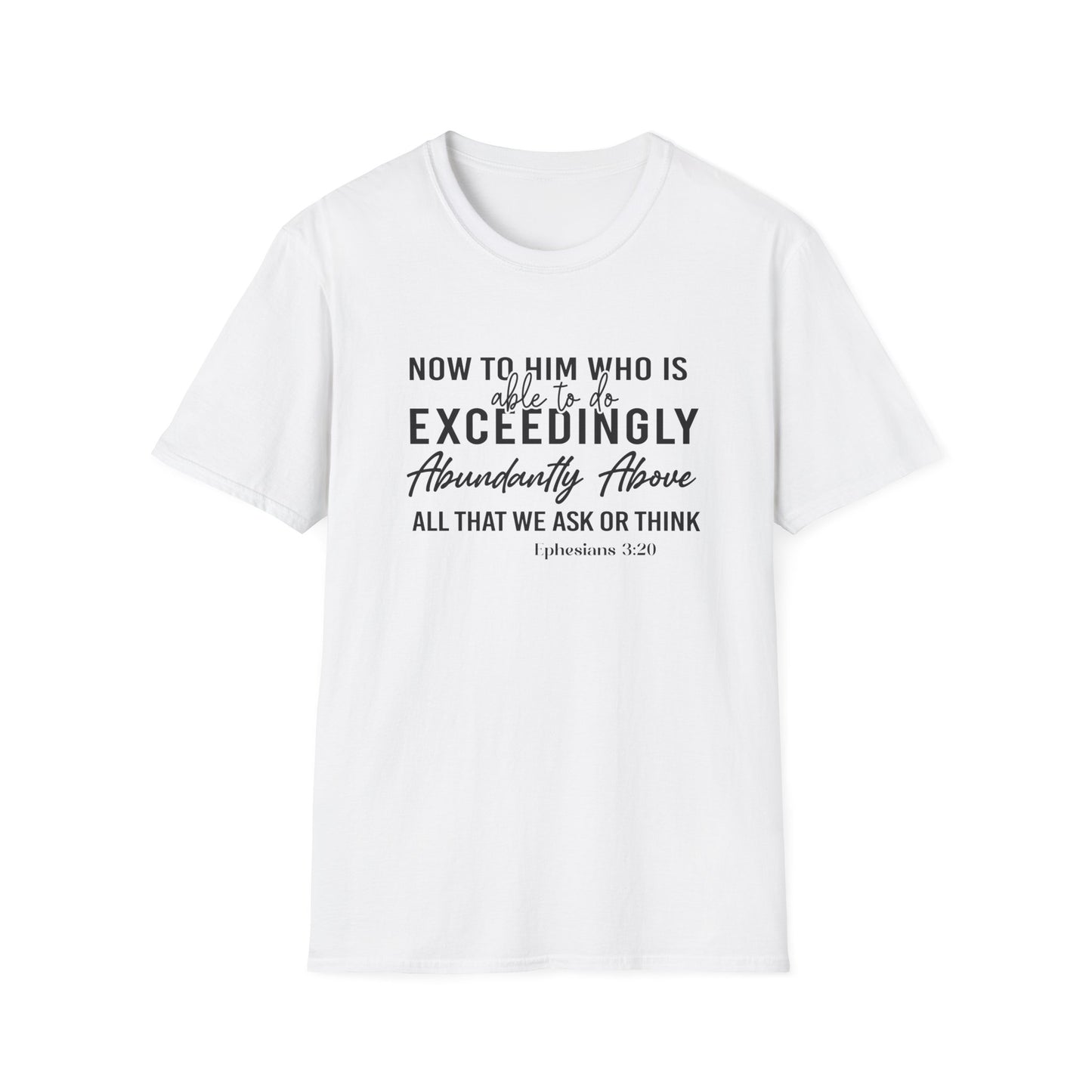 Now To Him Who Is Able To Do Exceedingly Abundantly Above All That We Ask Or Think Ephesians 3:20