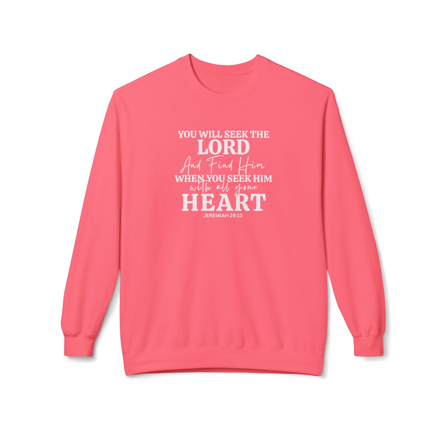 You Will Seek The Lord And Find Him When You Seek Him With All Your Heart Jeremiah 29:13