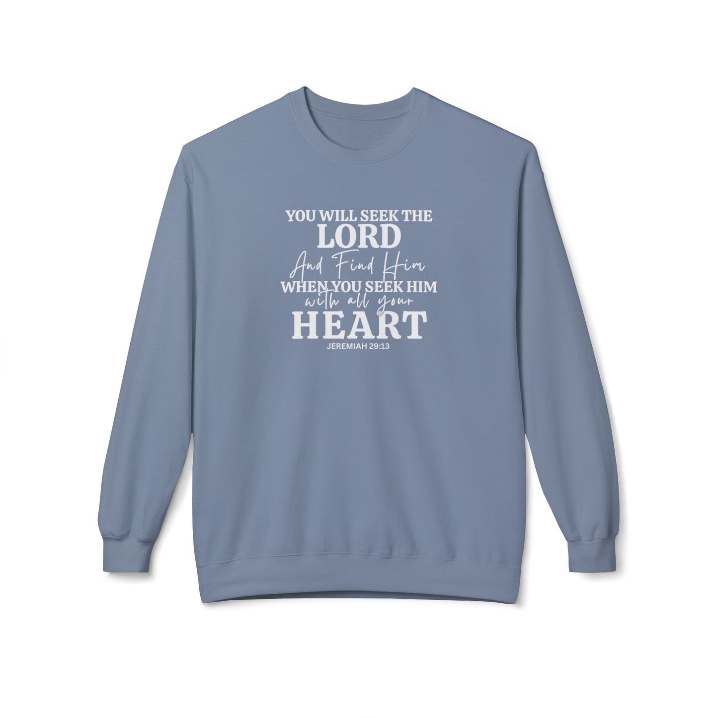 You Will Seek The Lord And Find Him When You Seek Him With All Your Heart Jeremiah 29:13