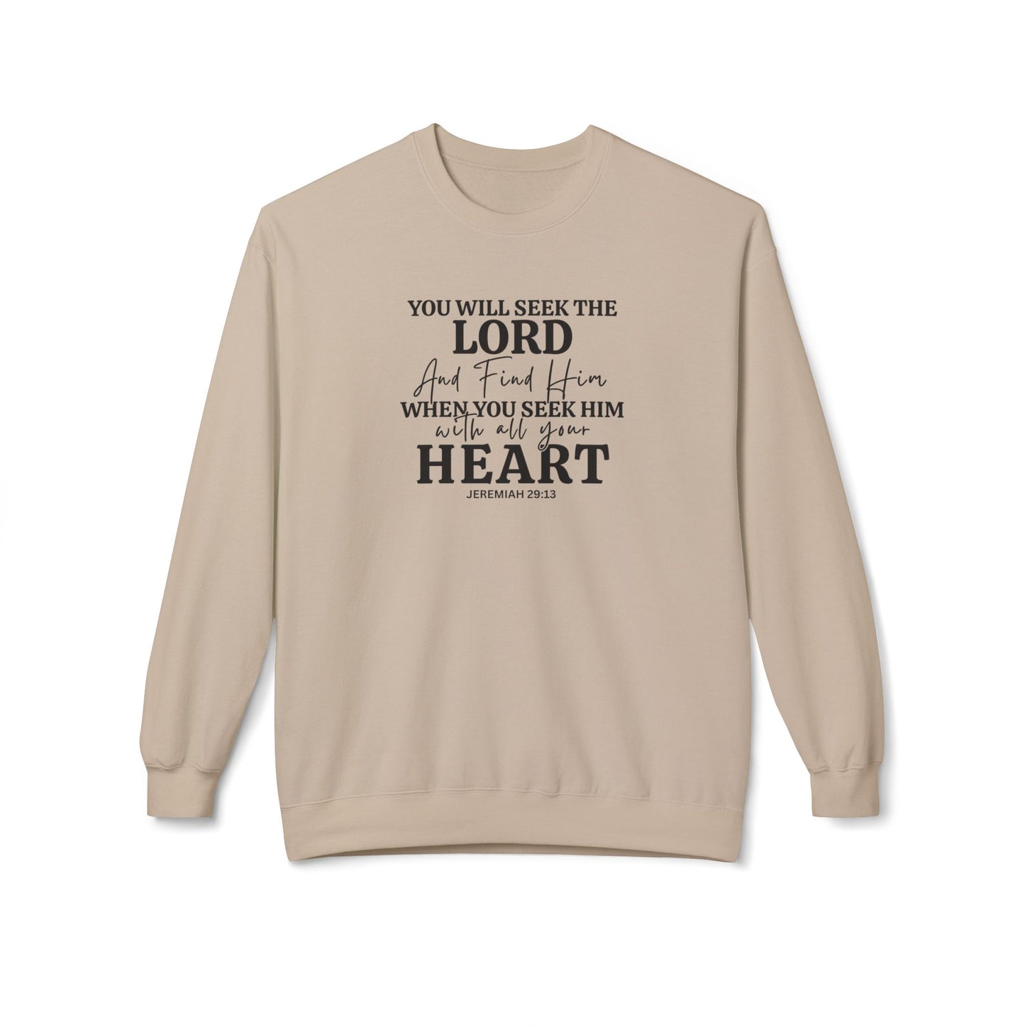 You Will Seek The Lord And Find Him When You Seek Him With All Your Heart Jeremiah 29:13