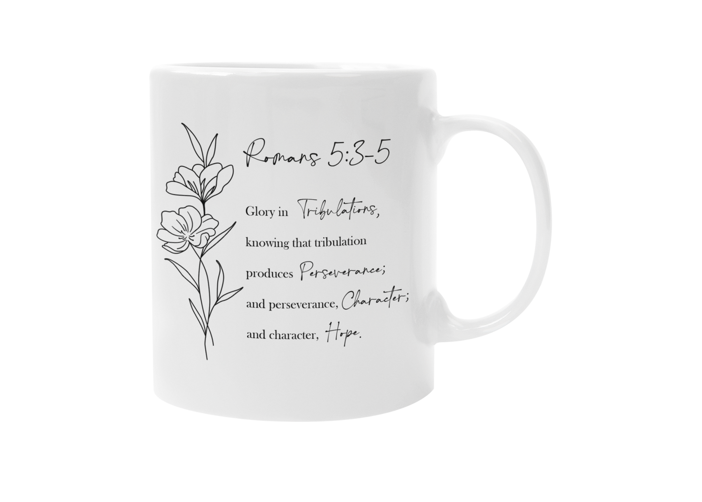Tribulations, Perseverance, Character, Hope Romans 5:3-5
