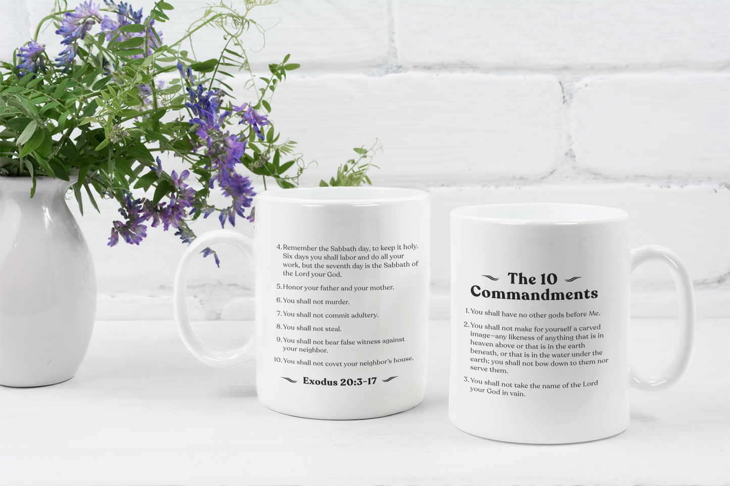 The Ten Commandments Exodus 20:3-17